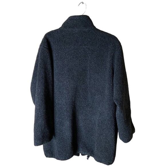 Basic Editions Vintage Fleece Jacket Womens Size XL Lined Warm Comfortable Coat - Picture 4 of 6